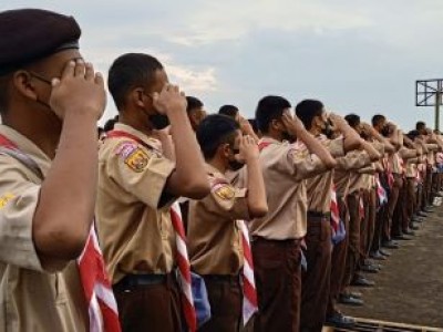 Upacara Hari Jadi Pramuka 